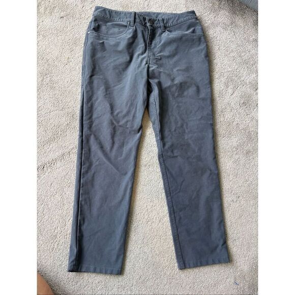 LULULEMON ABC Pocket Pant Utilitech, iron blue $128 Sz 32 C51 - Picture 2 of 8